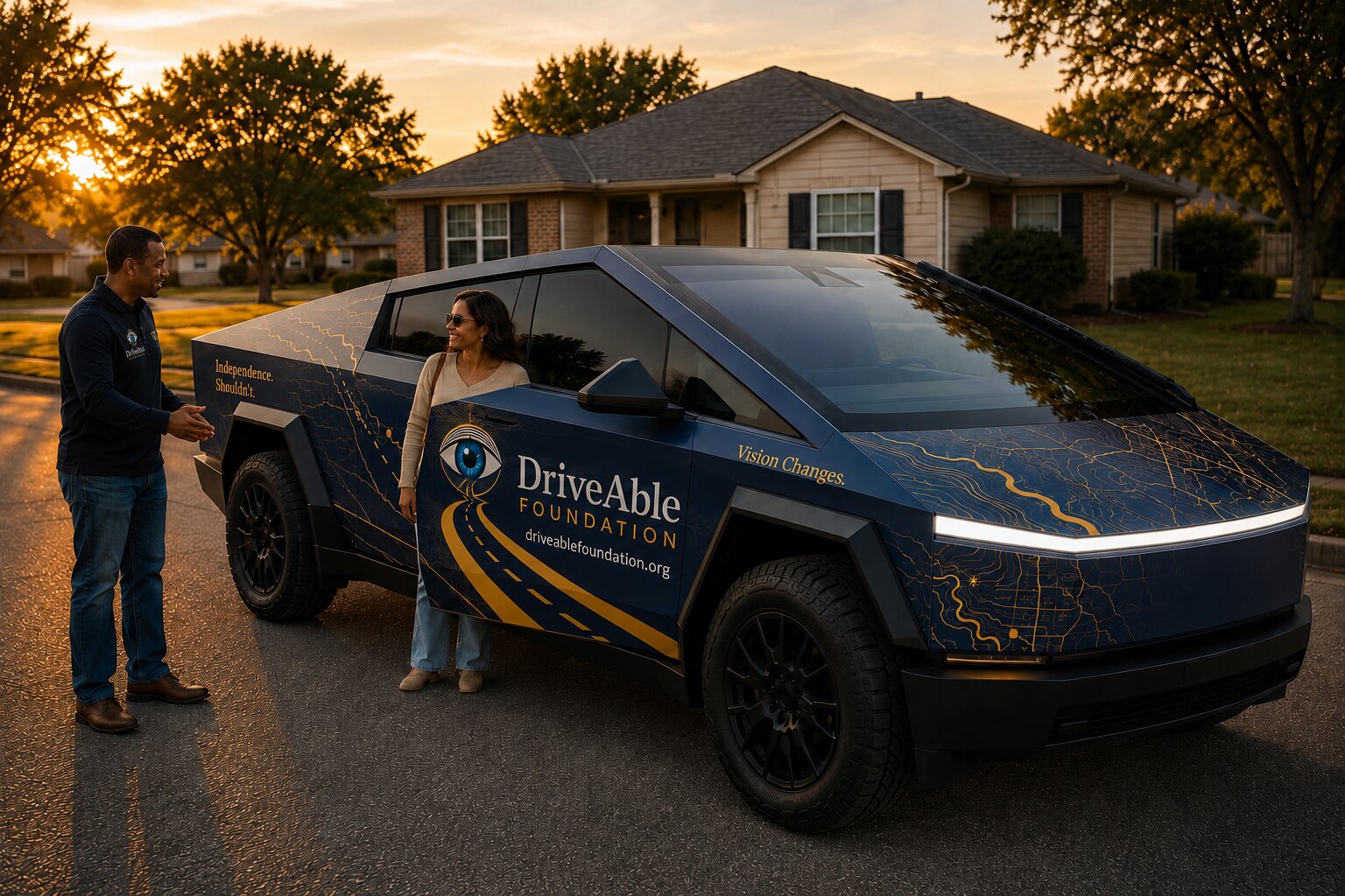 Concept render of the Foundation's future dedicated vehicle