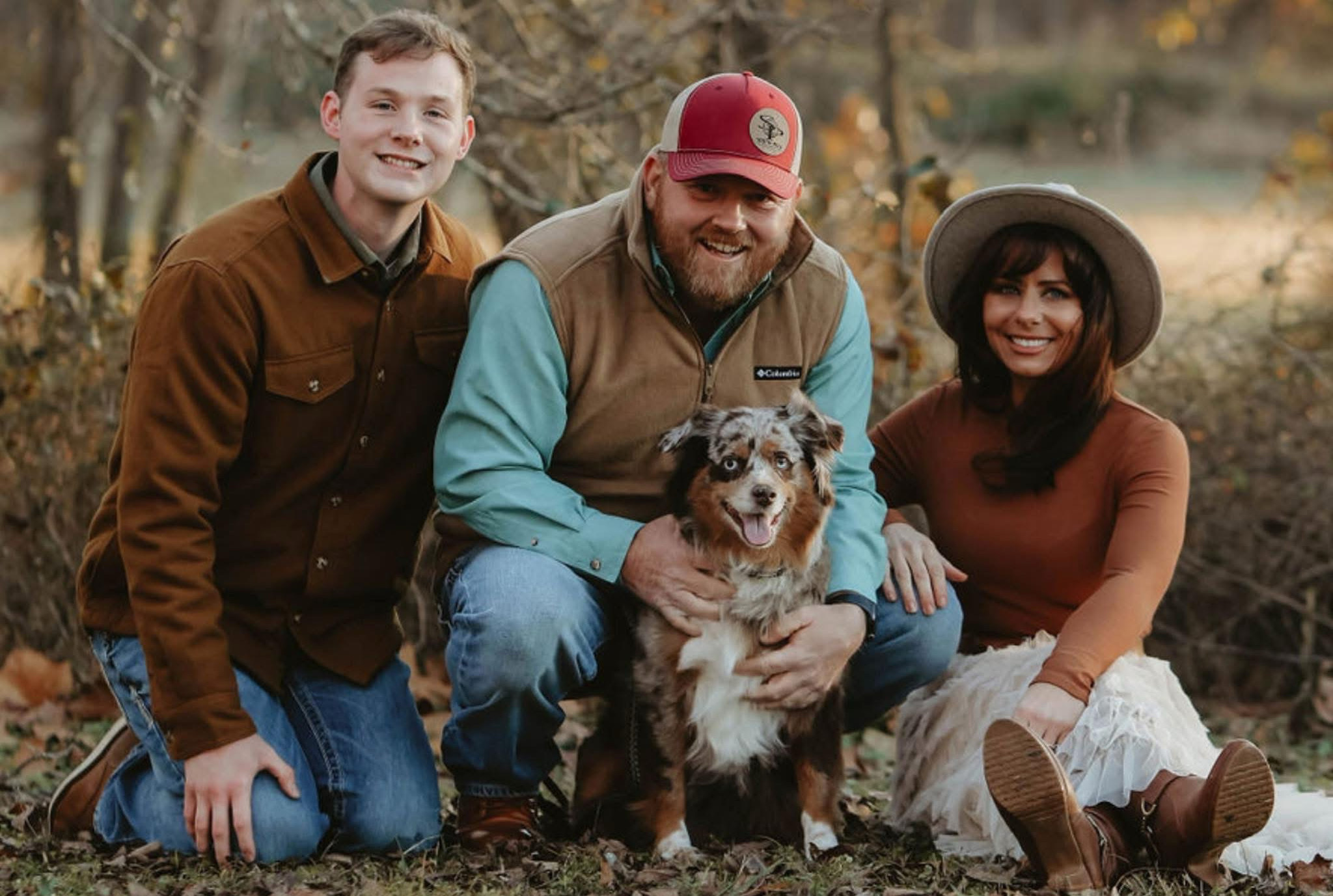 Jerrod Young with his family